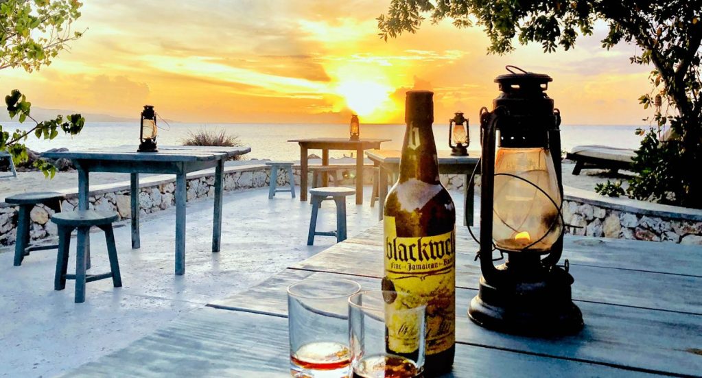 Exploring Oracabessa’s Tapestry of Time Blackwell Rum on the Goldeneye Patio courtesy Blackwell Rum 1300x700