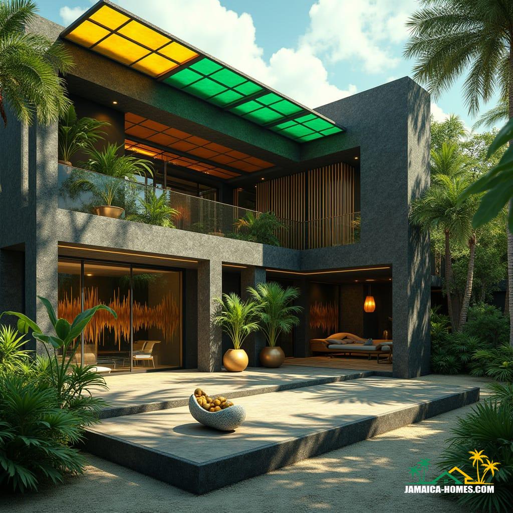 A futuristic Jamaican home