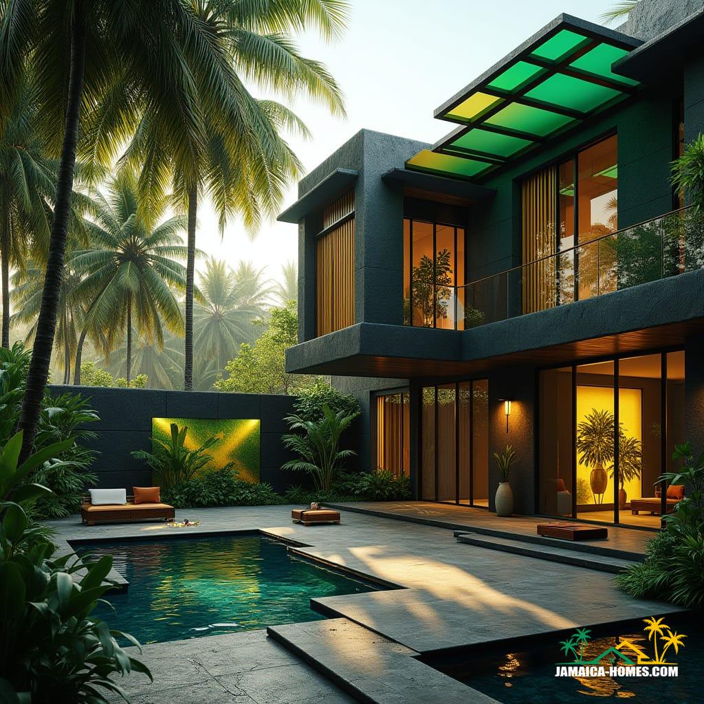 A futuristic Jamaican home