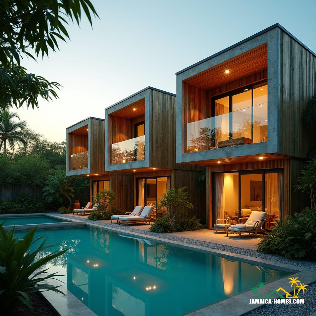 Beatiful modern h bamboo home in jamaica