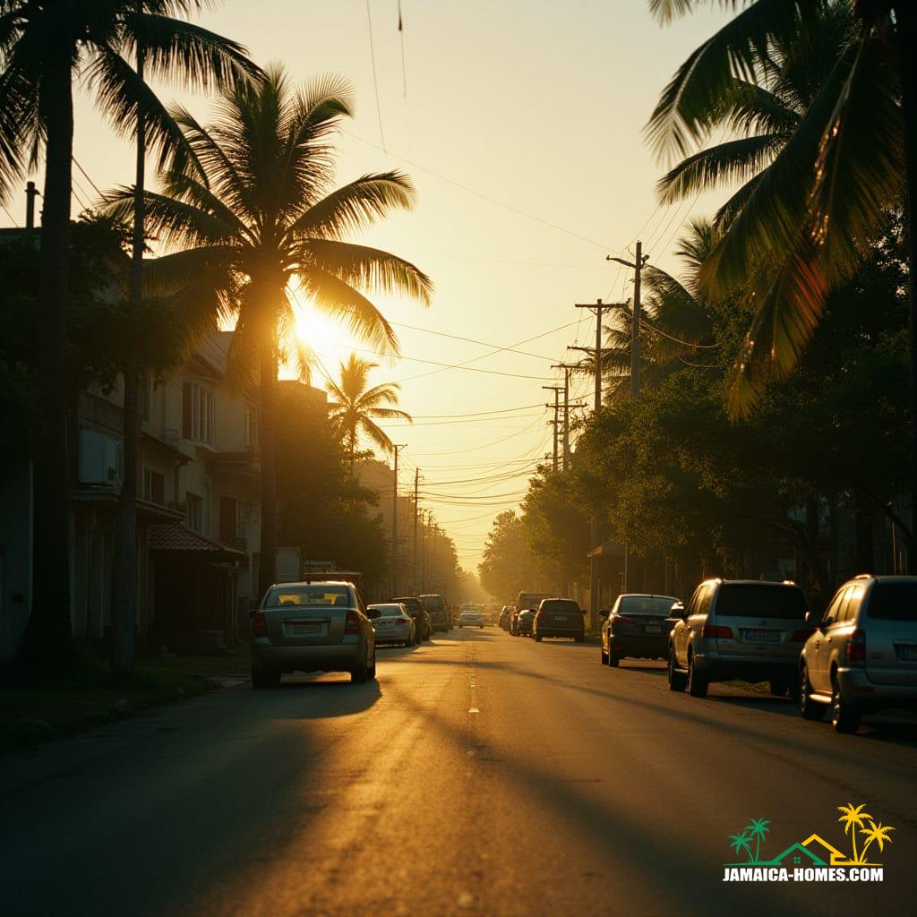  Cinematic film still, shot on v-raptor XL, film grain, vignette, color graded, post-processed, cinematic lighting, 35mm film, live-action, best quality, atmospheric, a masterpiece, epic, stunning, dramatic, vibrant colors depicting all things Jamaica, including lush tropical foliage, sun-drenched beaches, and lively street scenes, with warm golden hour lighting casting long shadows and highlighting the textures of the island.