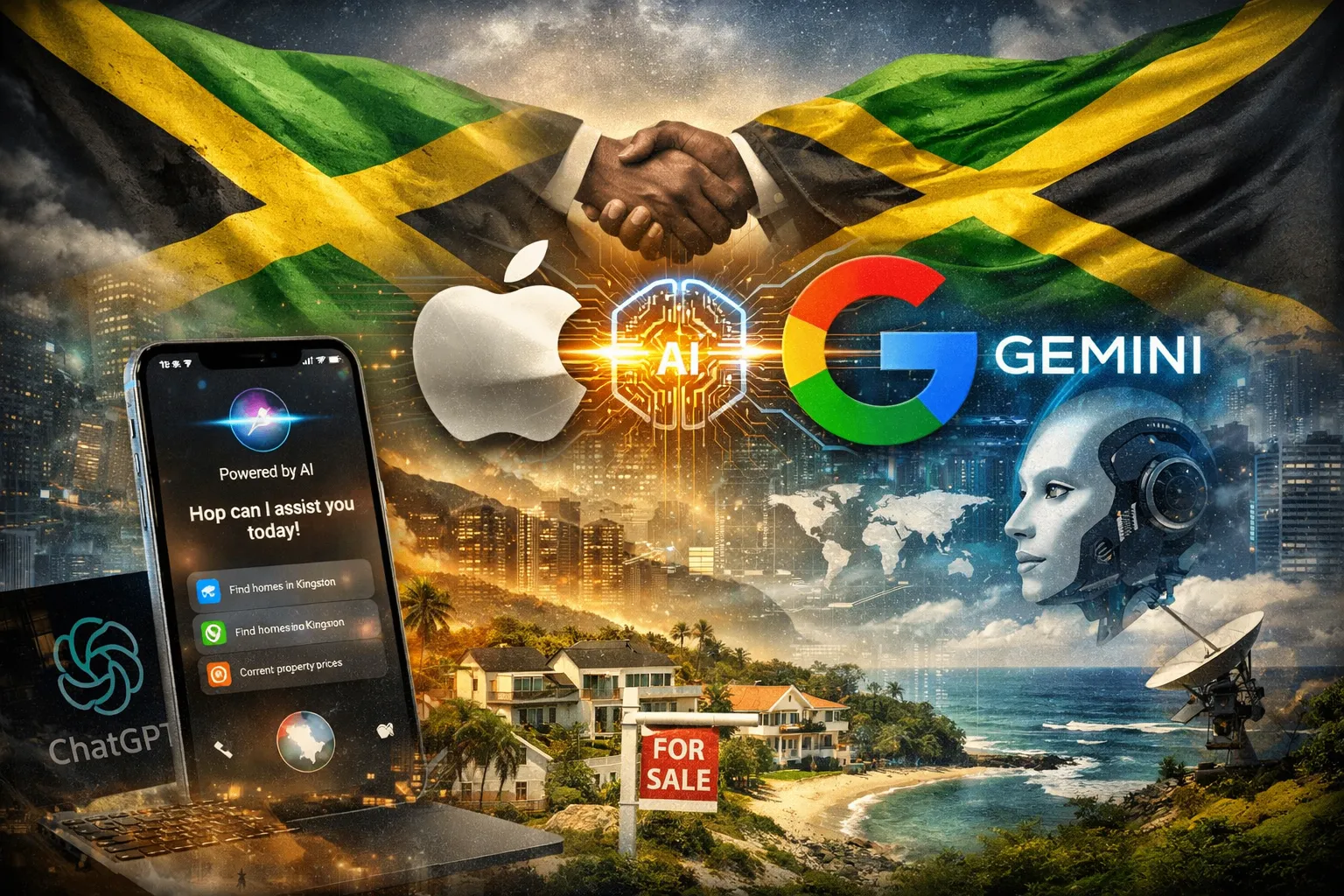 Apple and Google Join Forces on AI — Why This Quiet Deal Changes How Jamaica Is Searched