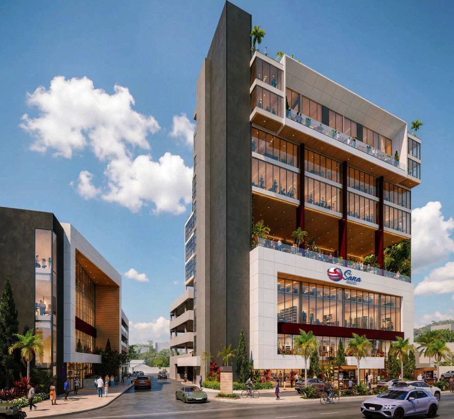 Renderings courtesy of MoneyMasters REIF South Development Limited. Images depict the proposed design of The SANA mixed-use development and are subject to change during the planning, approval and construction process.