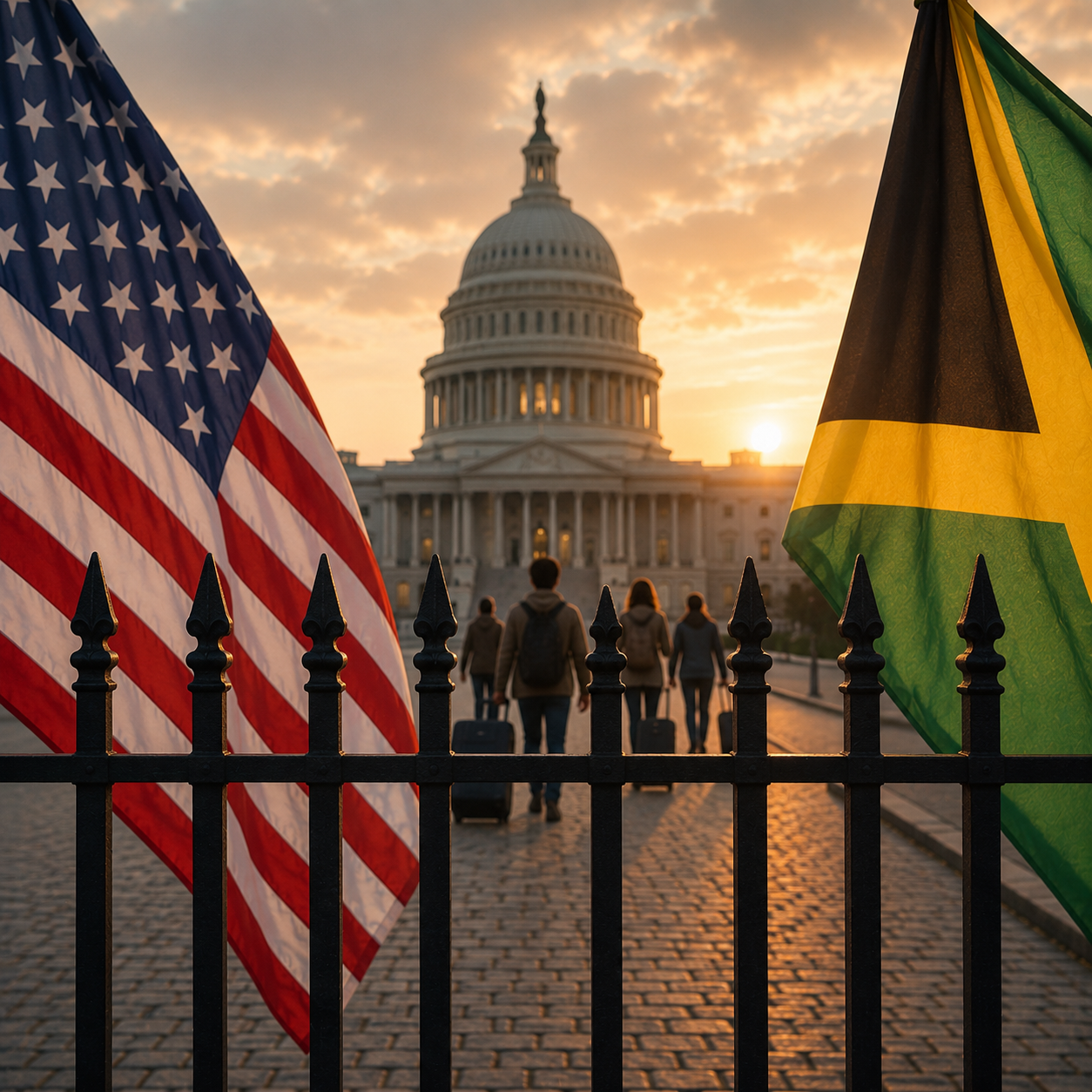 Illustration: Jamaica and the United States are reportedly discussing a third-country deportation agreement that could see non-Jamaican nationals transferred to the island from the US.