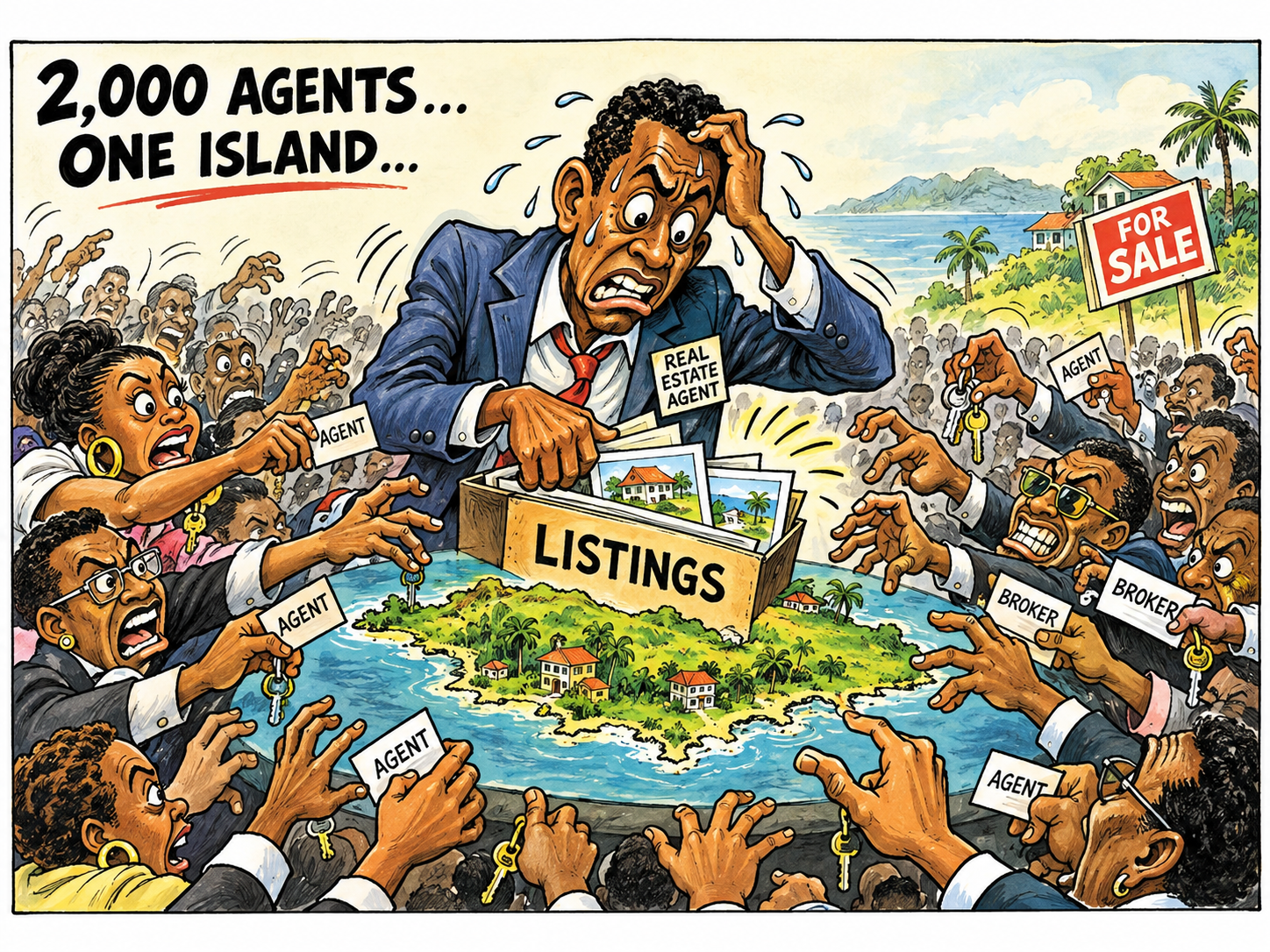 Keywords: agents, listings, property, competition, Jamaica