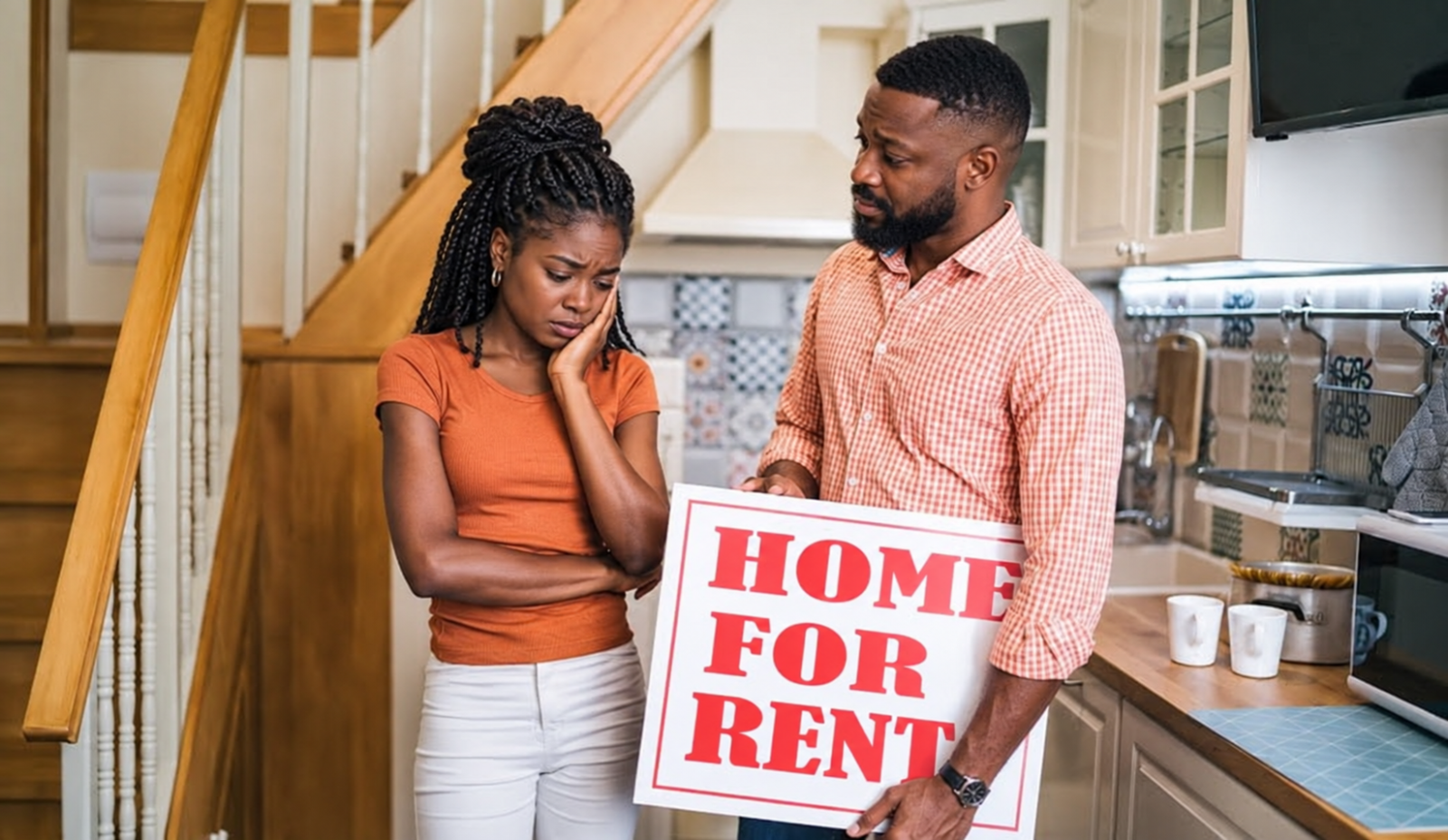 A worried couple confront the realities of Jamaica’s rental market as rising housing costs put increasing pressure on household budgets.