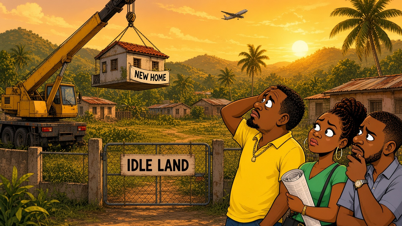 DAILY CARTOON: The House Is Ready. Where Is the Land?