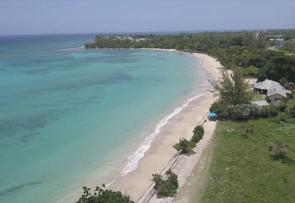 Flavour Beach in Runaway Bay, St Ann, one of the parish's public beaches