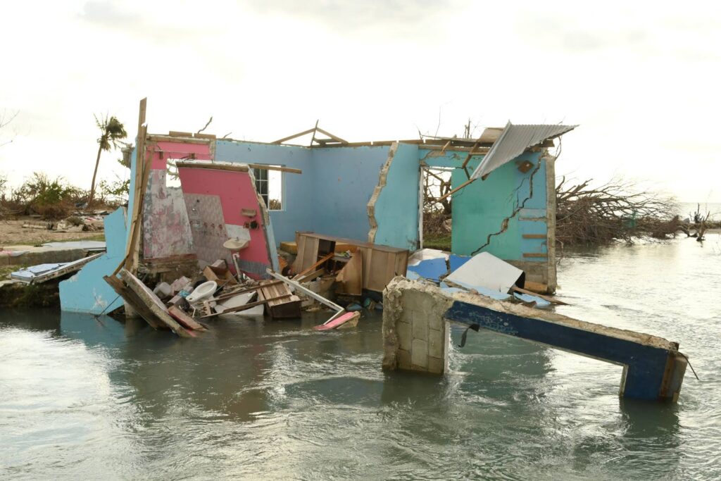 A house in Parottee, St Elizabeth, that crumbled during Hurricane Melissa