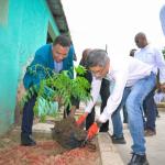 Prime Minister Andrew Holness at the Bell Rock concrete pavement and infrastructure handover in Olympic Way, Kingston.
