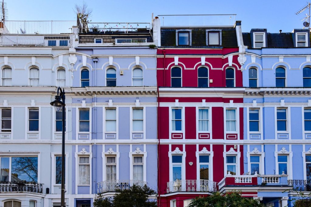colorful houses in notting hill london england uk - Photo by AXP Photography