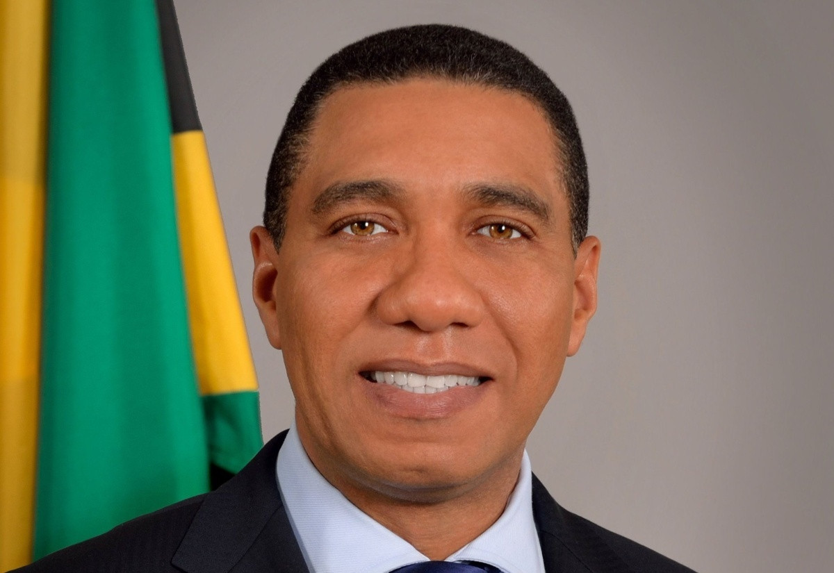 Official portrait of Prime Minister Andrew Holness