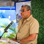 Rural Water Supply Limited Deputy Chairman Peter Clarke speaking at the commissioning of the $91-million Bunkers Hill Water System in Clarendon